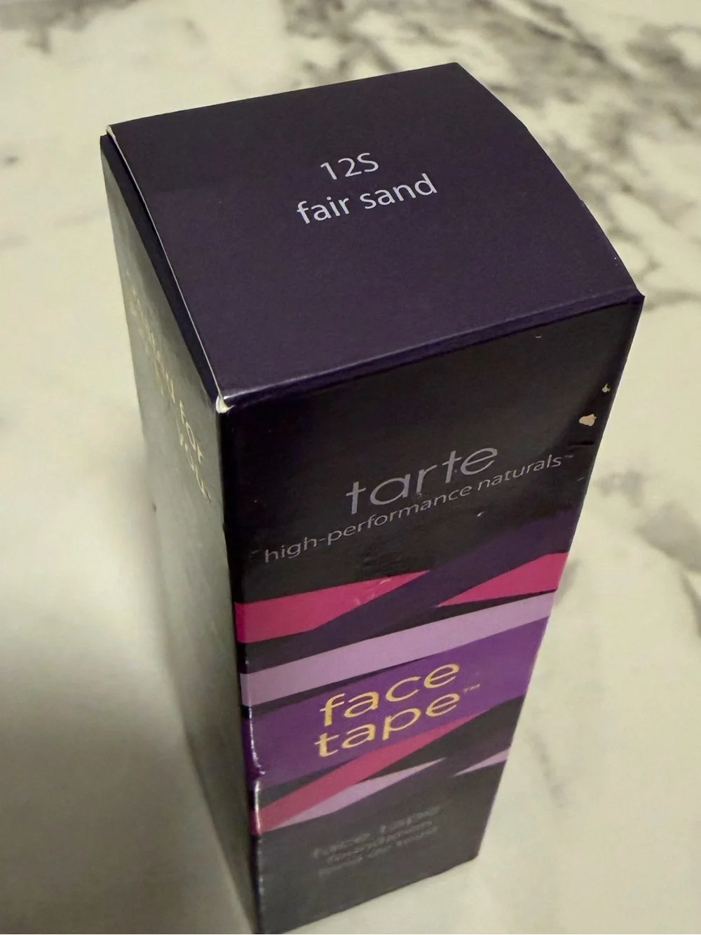 Tarte Face Tape Foundation (Shade: 12S Fair Sand) 30mL/1.01oz - New in Box